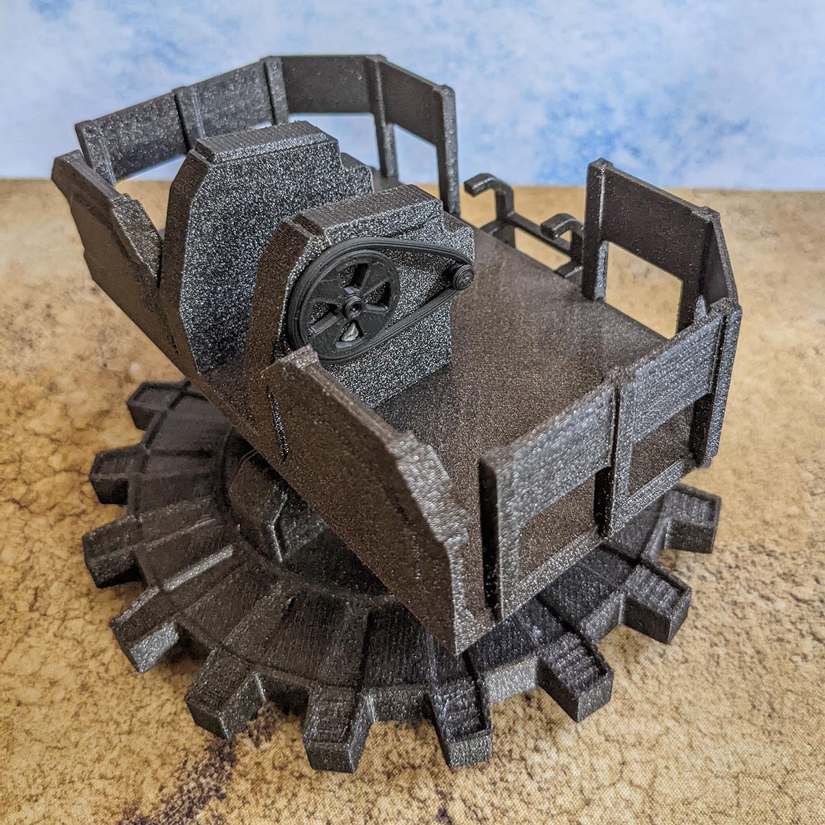 Base avec antenne de communication - Biome désert - STL