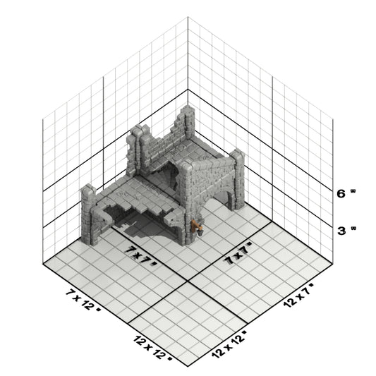 Maison en ruine - Médiévale