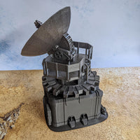 Base avec antenne de communication - Biome désert (STL) – vue 2 – Wargame Sceneries