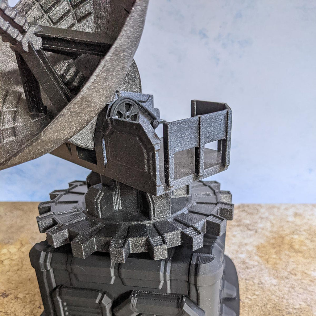 Base avec antenne de communication - Biome désert (STL) – vue 5 – Wargame Sceneries
