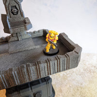 Base avec tour d'observation - Biome désert - Imprimée – vue 3 – Wargame Sceneries