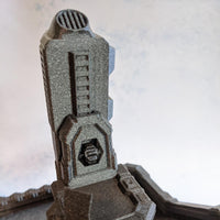 Base avec tour d'observation - Biome désert - Imprimée – vue 5 – Wargame Sceneries