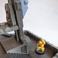 Base avec tour d'observation - Biome désert - Imprimée – vue 6 – Wargame Sceneries