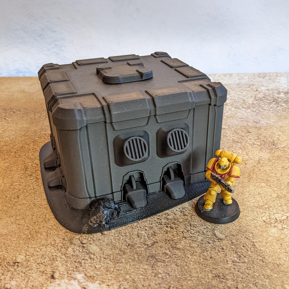 Base seule - Biome désert - Imprimée – vue 4 – Wargame Sceneries