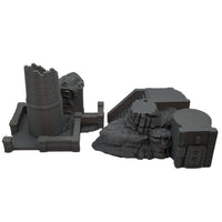 Cheminée Large – vue 4 – Wargame Sceneries