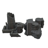 Cheminée Large – vue 5 – Wargame Sceneries