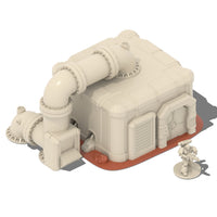 Station de pompage - Biome désert - Imprimée – vue 2 – Wargame Sceneries
