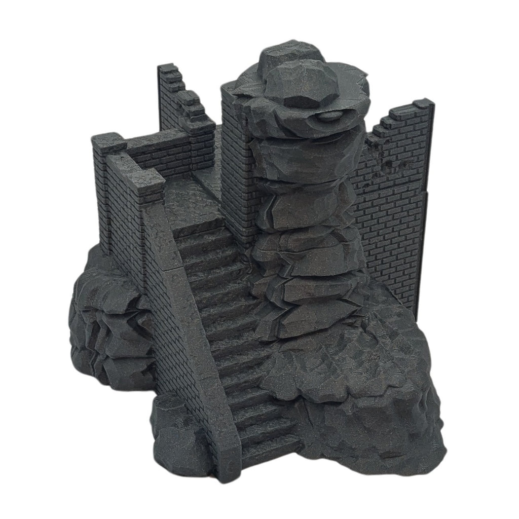 Extension narrative - Escaliers - 2S – vue 1 – Wargame Sceneries