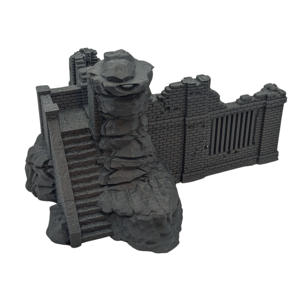 Extension narrative - Escaliers - 2S – vue 5 – Wargame Sceneries