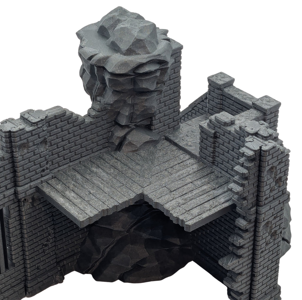 Extension narrative - Escaliers - 2S – vue 7 – Wargame Sceneries