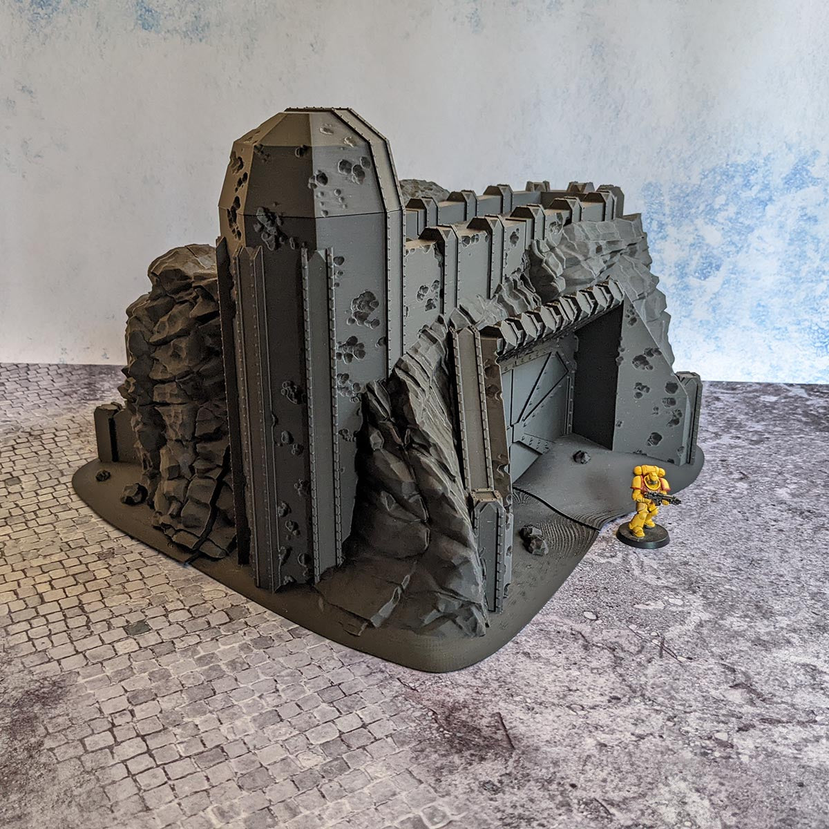 Forteresse - Biome désert - Imprimée – vue 2 – Wargame Sceneries