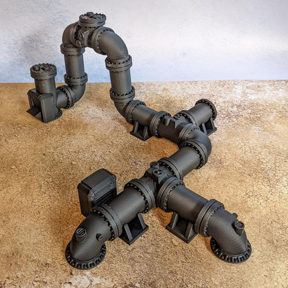Lot de tuyaux - D30mm - Biome désert - STL
