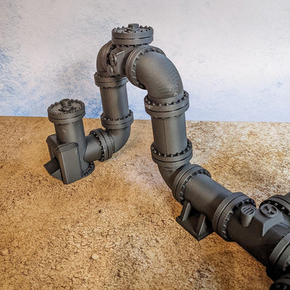 Lot de tuyaux - D30mm - Biome désert - STL