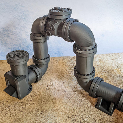 Lot de tuyaux - D30mm - Biome désert - STL