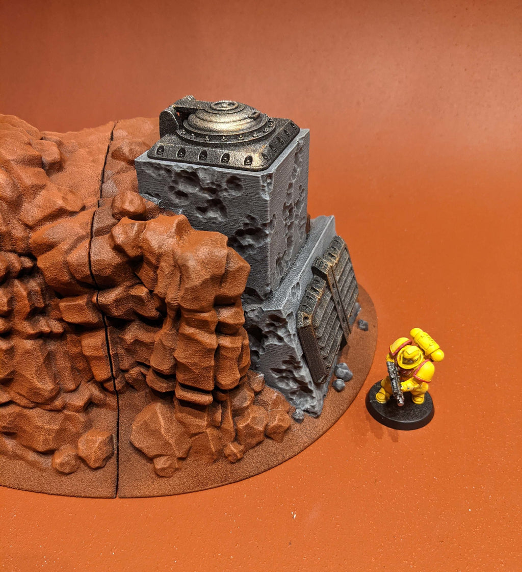 Bunker - Biome désert (STL) – vue 4 – Wargame Sceneries