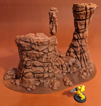 Grand sommet - Biome désert - Imprimé – vue 1 – Wargame Sceneries