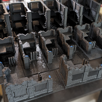 Ruine Industrielle - Tables de tournoi WTC – vue 2 – Wargame Sceneries