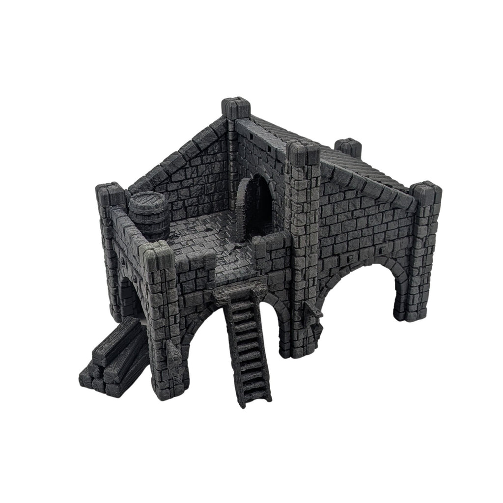 Maison - Médiévale – vue 1 – Wargame Sceneries