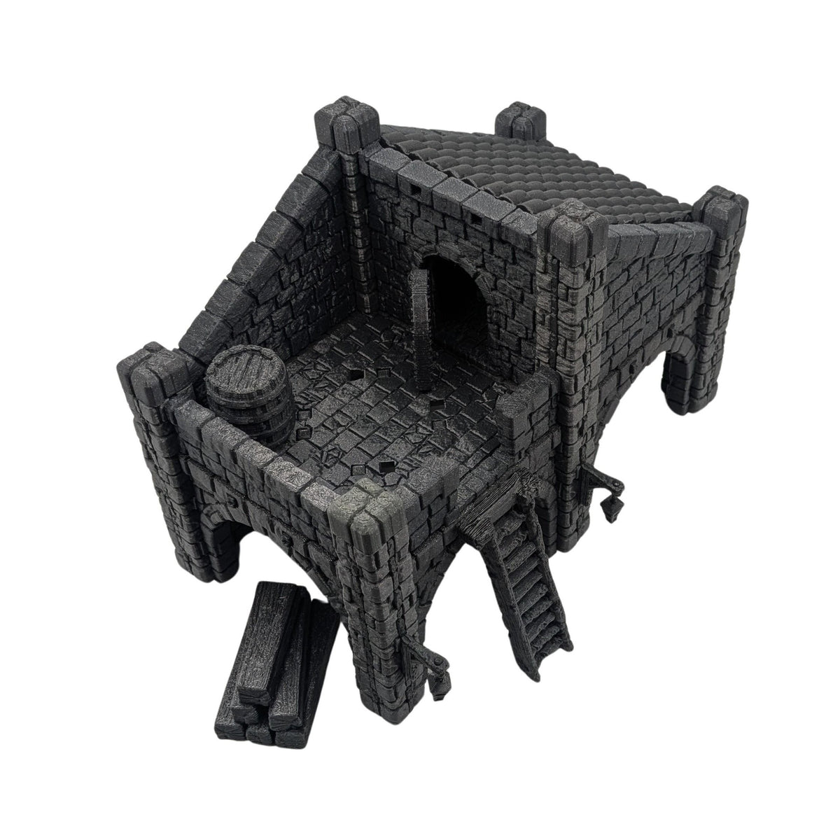 Maison - Médiévale – vue 3 – Wargame Sceneries