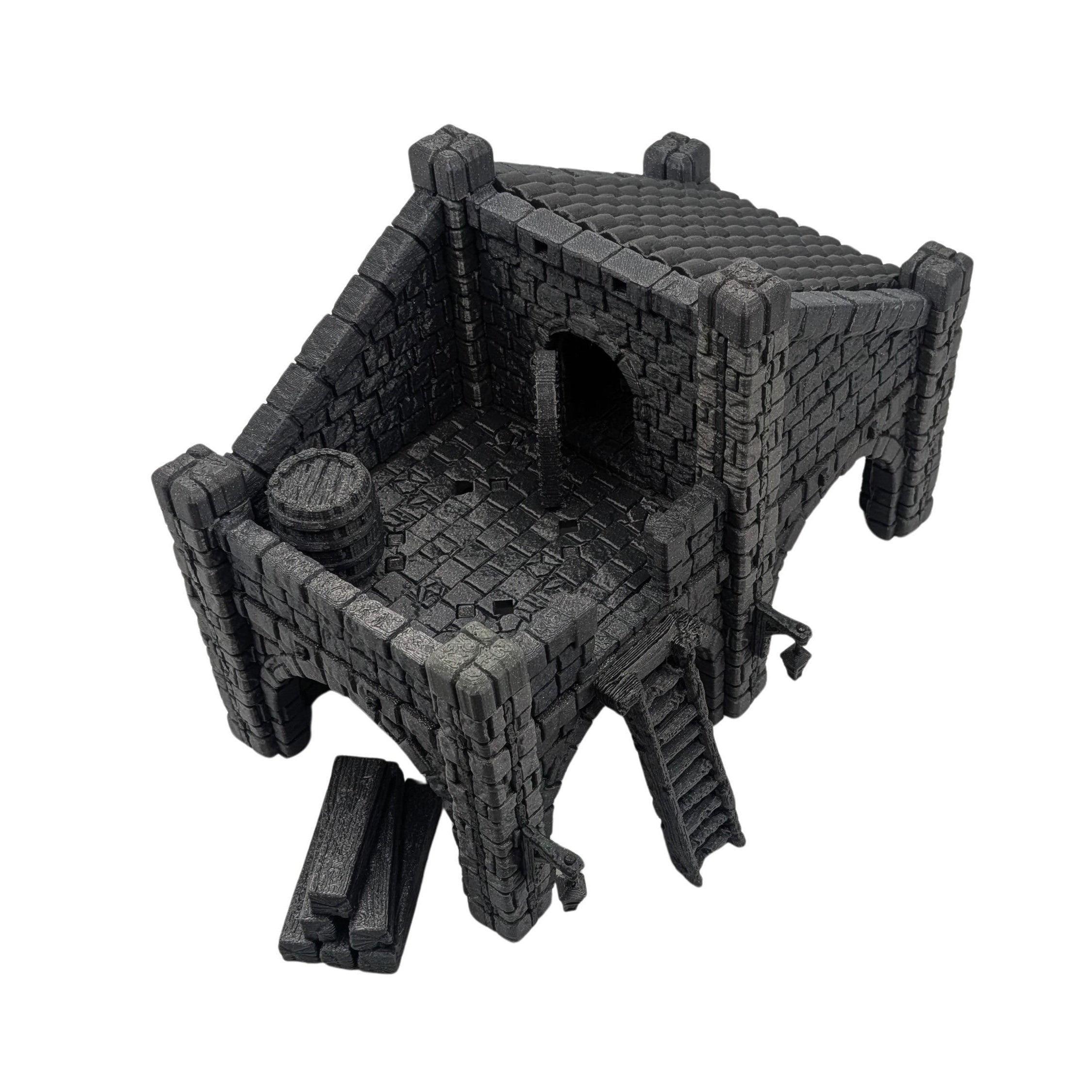 Maison - Médiévale – vue 3 – Wargame Sceneries