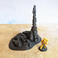 Petit sommet - Biome désert (STL) – vue 1 – Wargame Sceneries