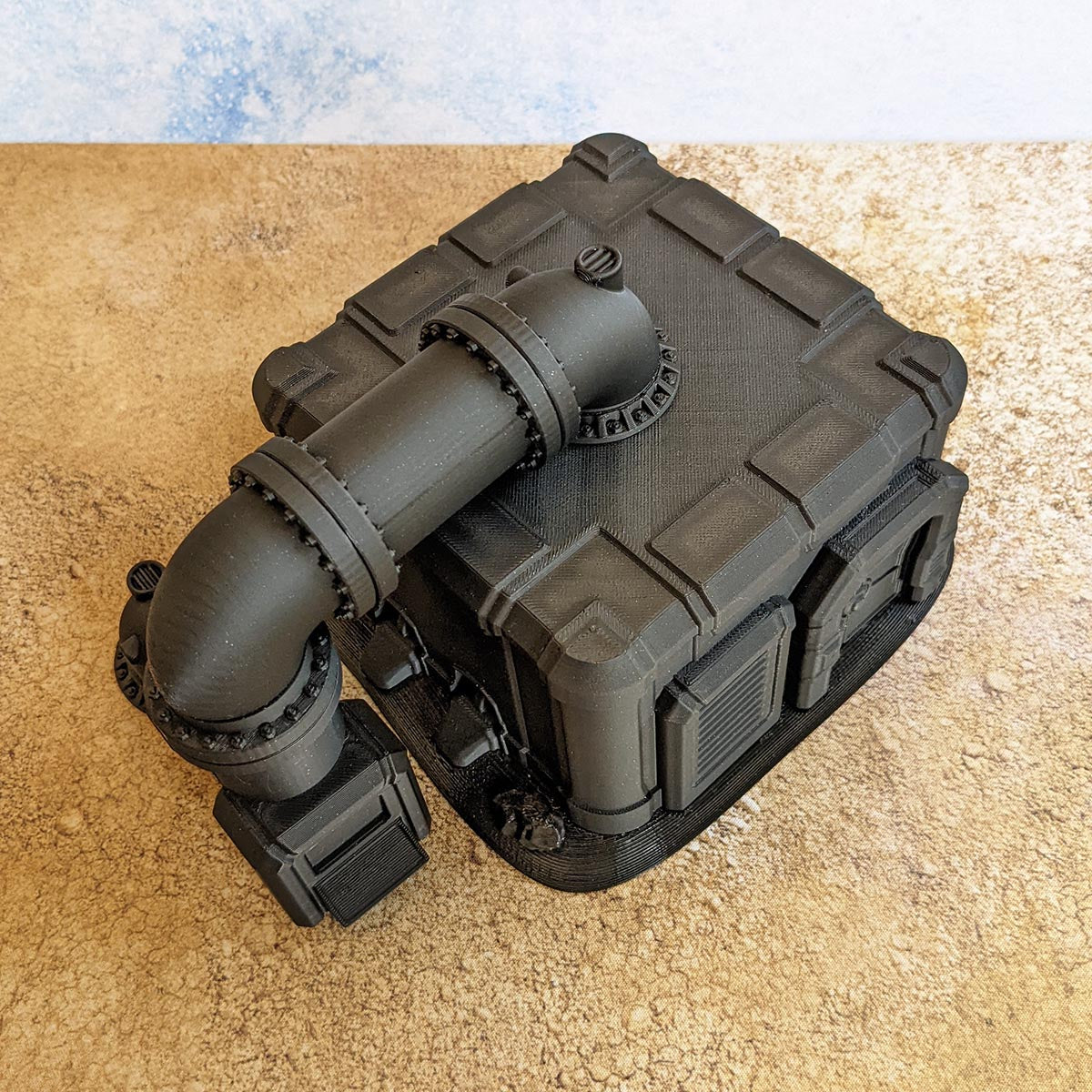 Station de pompage - Biome désert - Imprimée – vue 5 – Wargame Sceneries