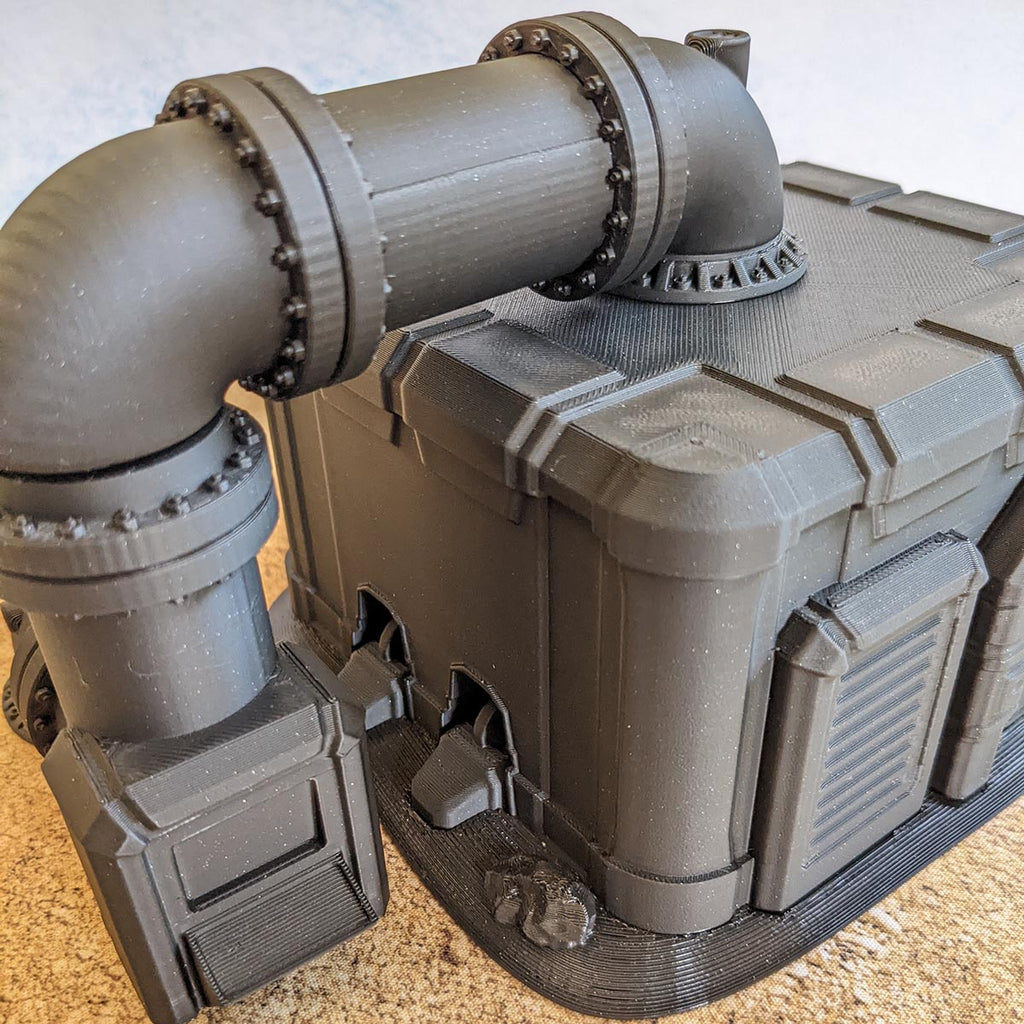 Station de pompage - Biome désert - Imprimée – vue 7 – Wargame Sceneries