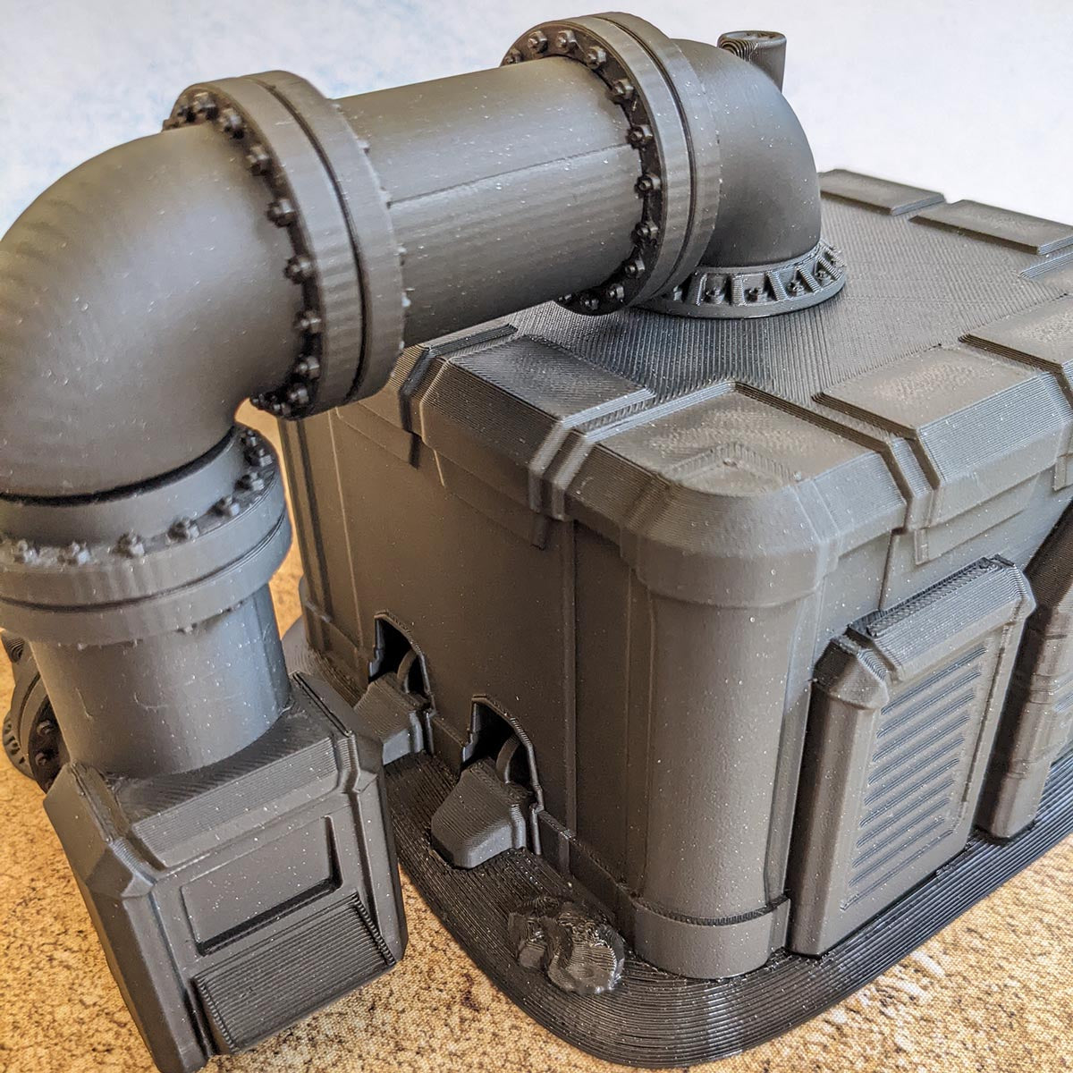Station de pompage - Biome désert - Imprimée – vue 7 – Wargame Sceneries