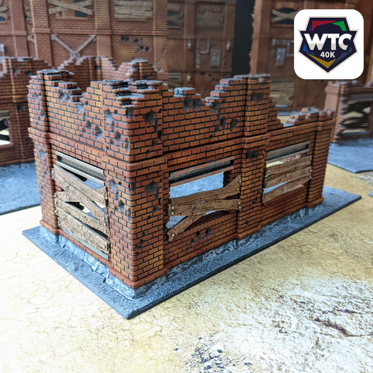 Ruine Industrielle - Tables de tournoi WTC – vue 15 – Wargame Sceneries
