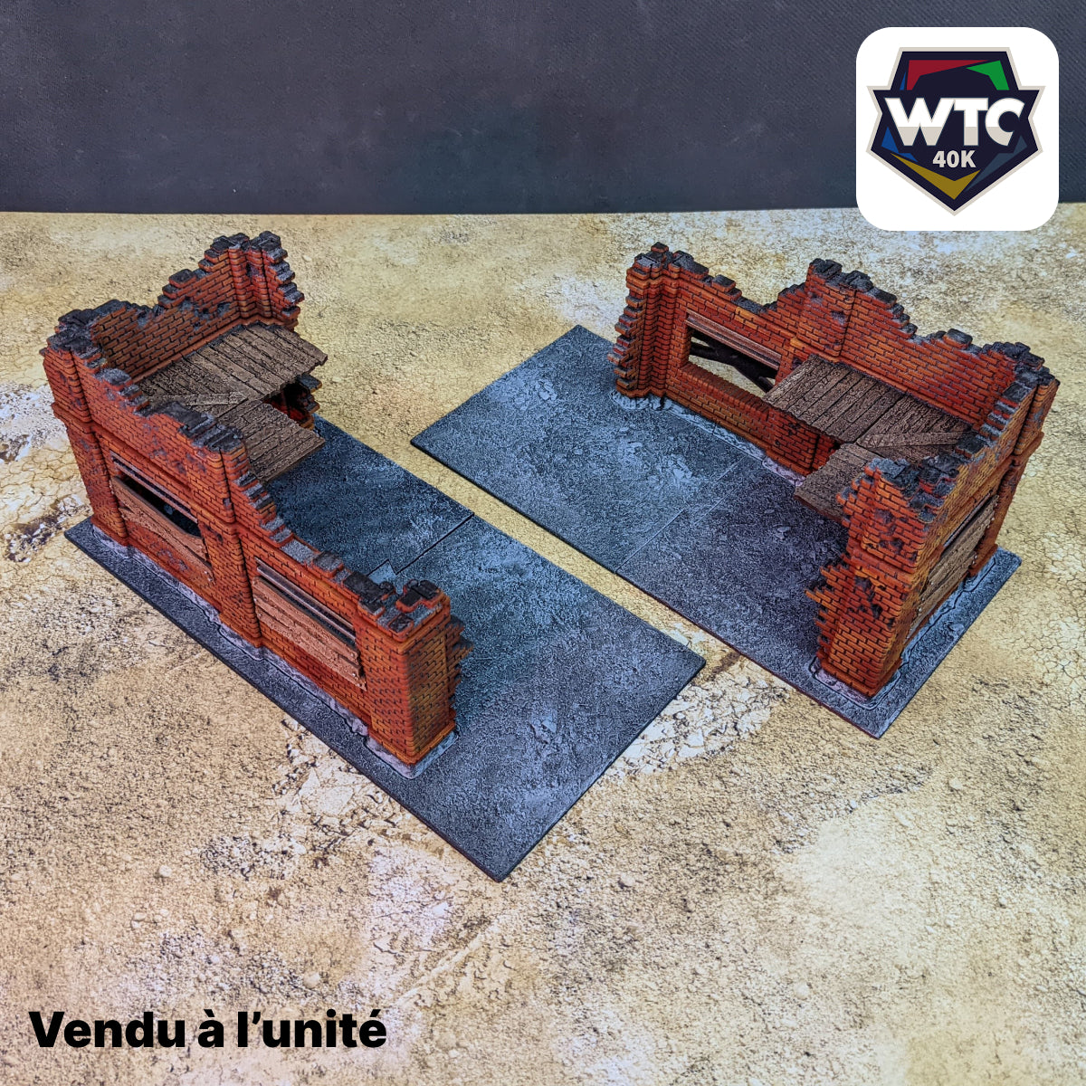 Ruine Industrielle - Tables de tournoi WTC – vue 14 – Wargame Sceneries