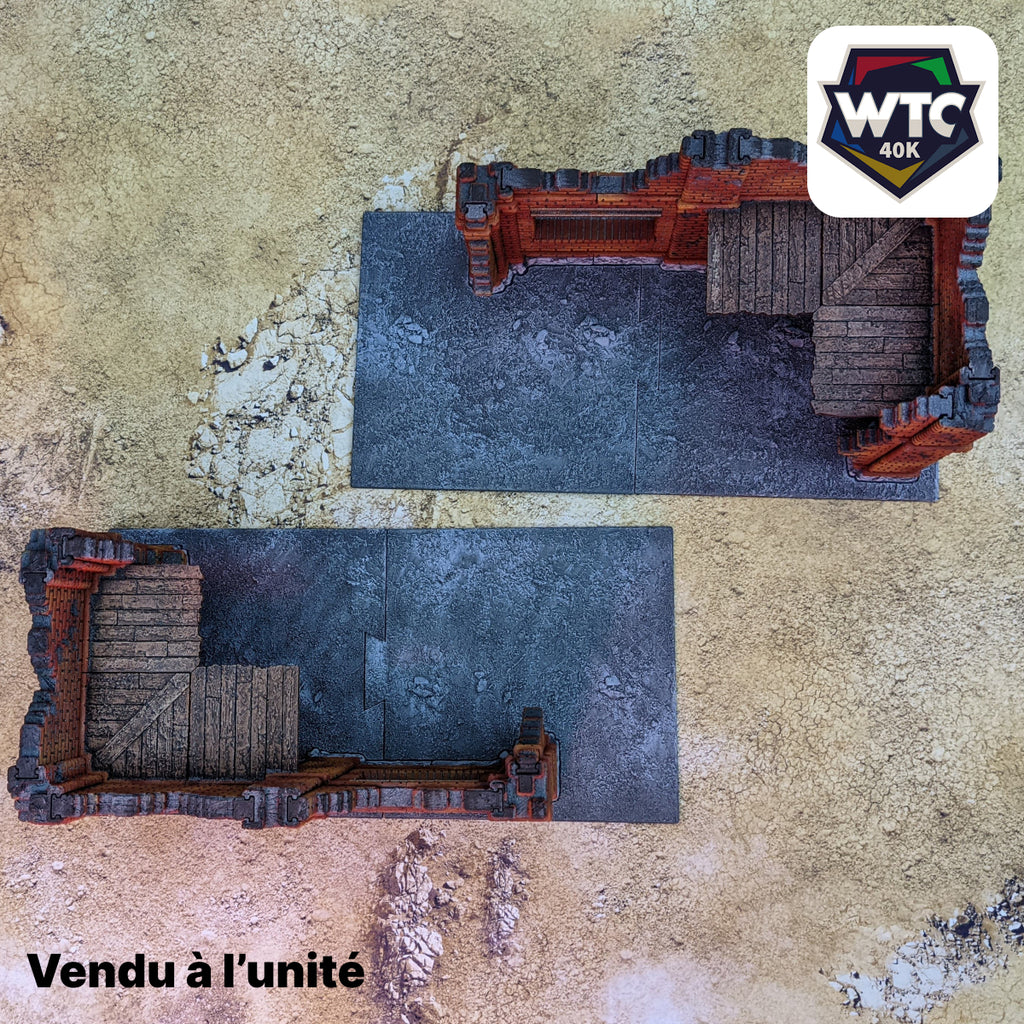 Ruine Industrielle - Tables de tournoi WTC – vue 13 – Wargame Sceneries