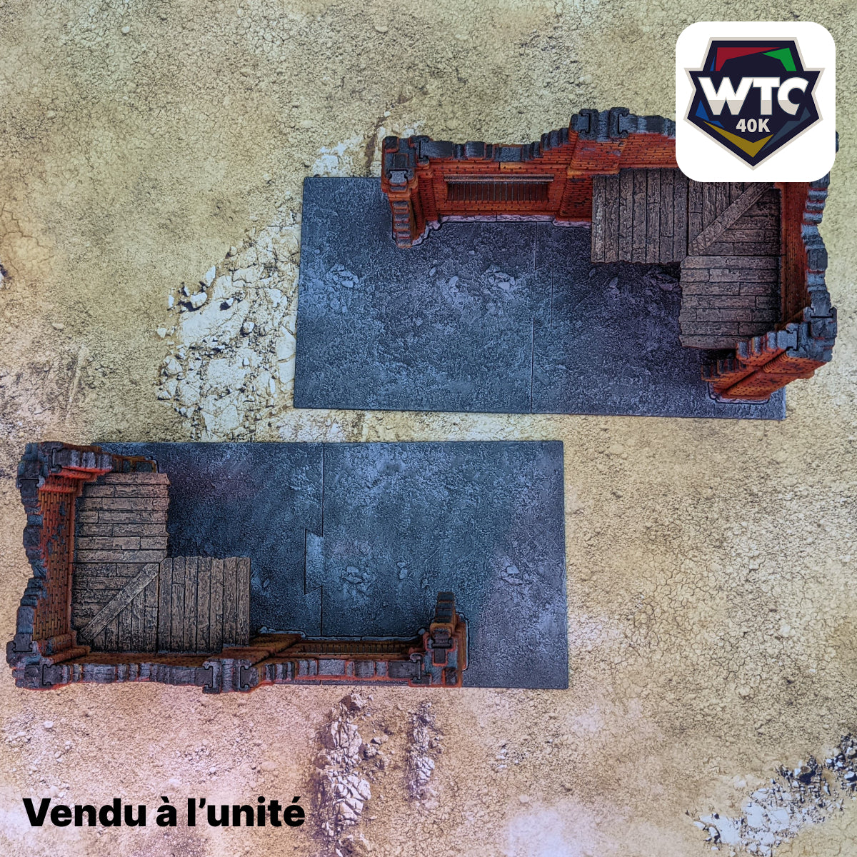 Ruine Industrielle - Tables de tournoi WTC – vue 13 – Wargame Sceneries