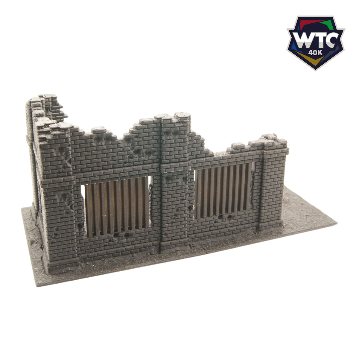 Ruine à 2 étages - Industriel - WTC – vue 6 – Wargame Sceneries
