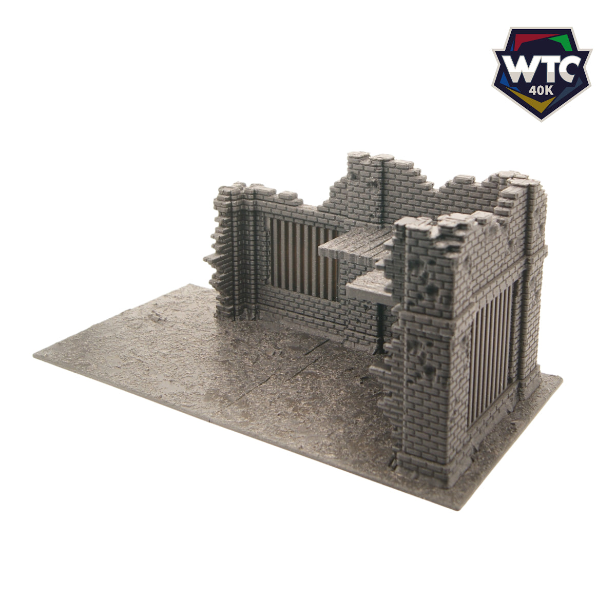 Ruine à 2 étages - Industriel - WTC – vue 4 – Wargame Sceneries