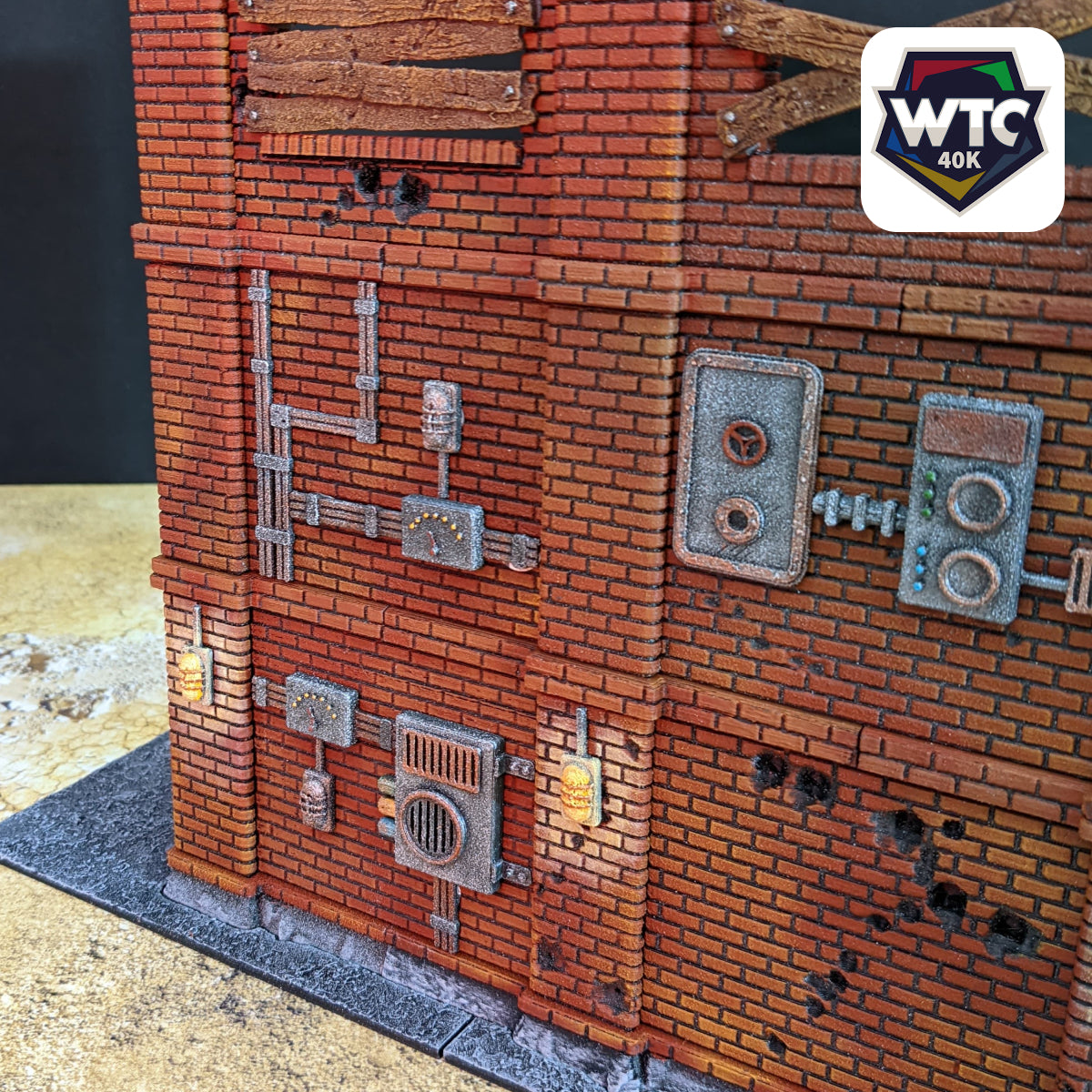 Ruine Industrielle - Tables de tournoi WTC – vue 10 – Wargame Sceneries