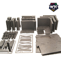 Ruine à 3 étages - Industriel - WTC – vue 7 – Wargame Sceneries