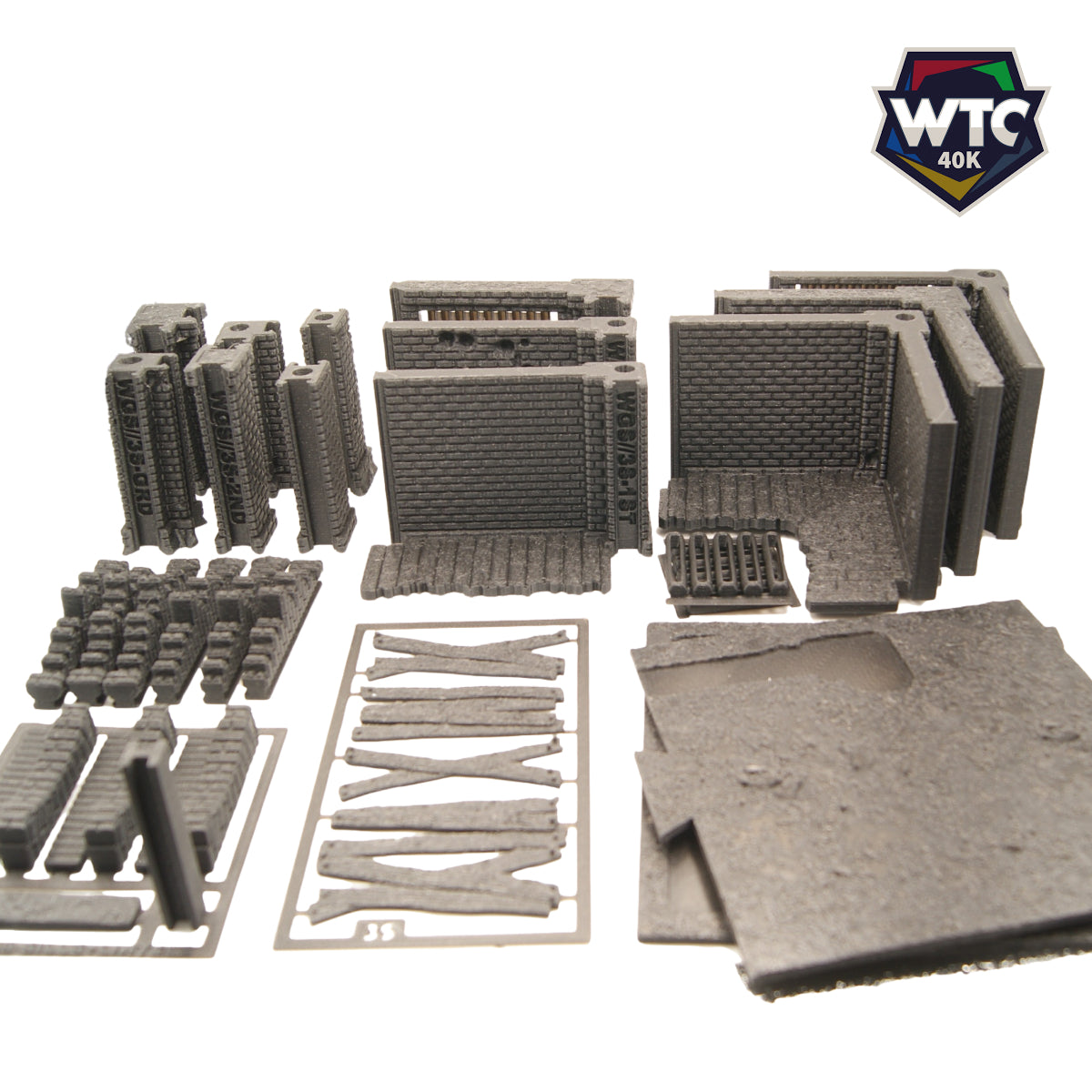 Ruine à 3 étages - Industriel - WTC – vue 7 – Wargame Sceneries