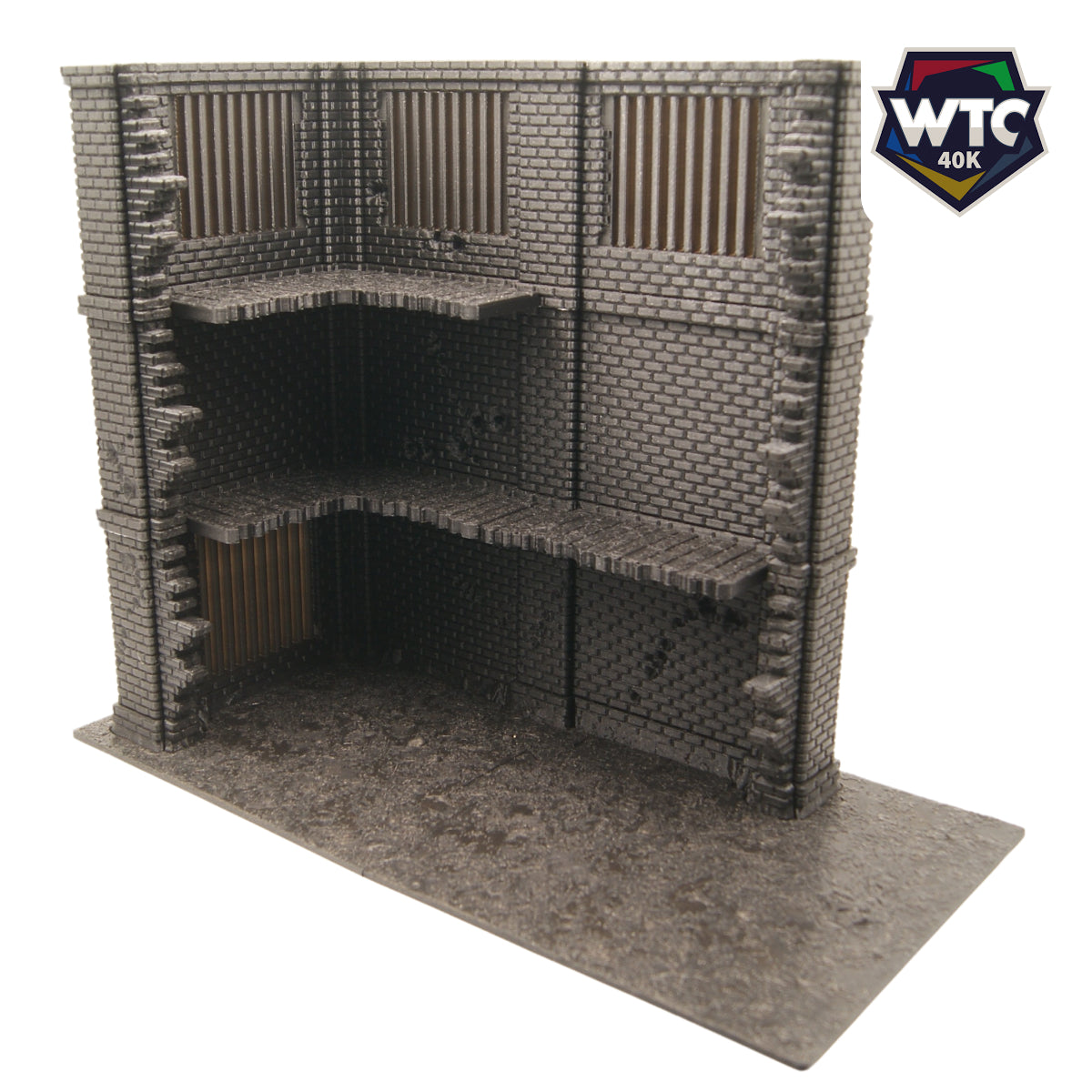 Ruine à 3 étages - Industriel - WTC – vue 6 – Wargame Sceneries