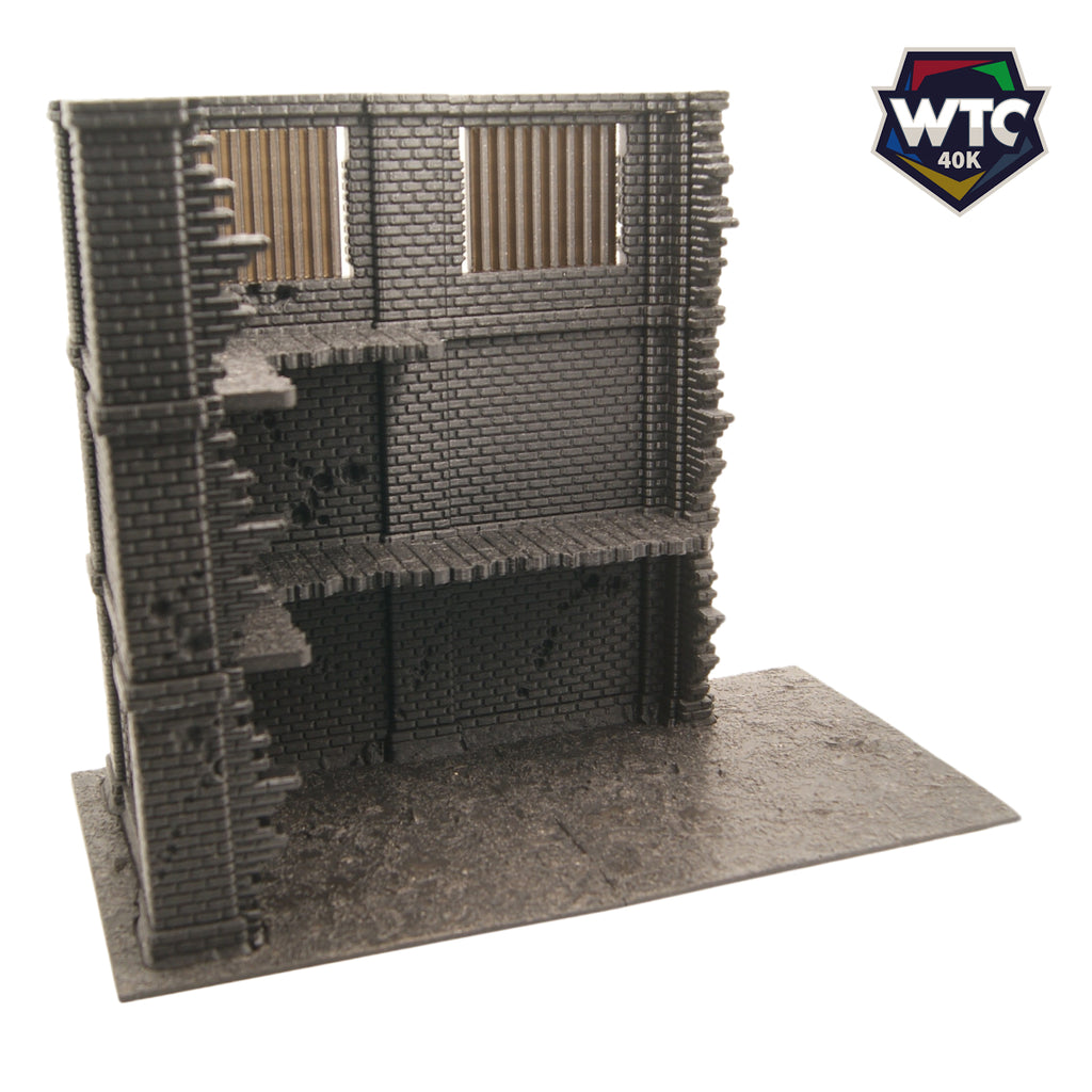 Ruine à 3 étages - Industriel - WTC – vue 5 – Wargame Sceneries