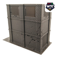 Ruine à 3 étages - Industriel - WTC – vue 4 – Wargame Sceneries