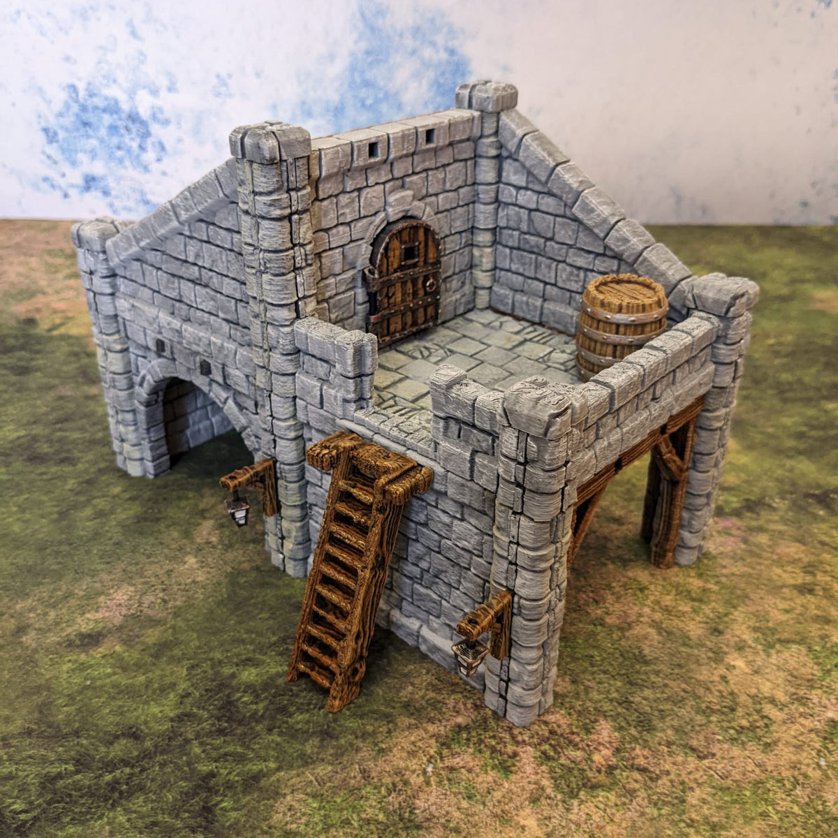 Maison - Médiévale – vue 4 – Wargame Sceneries
