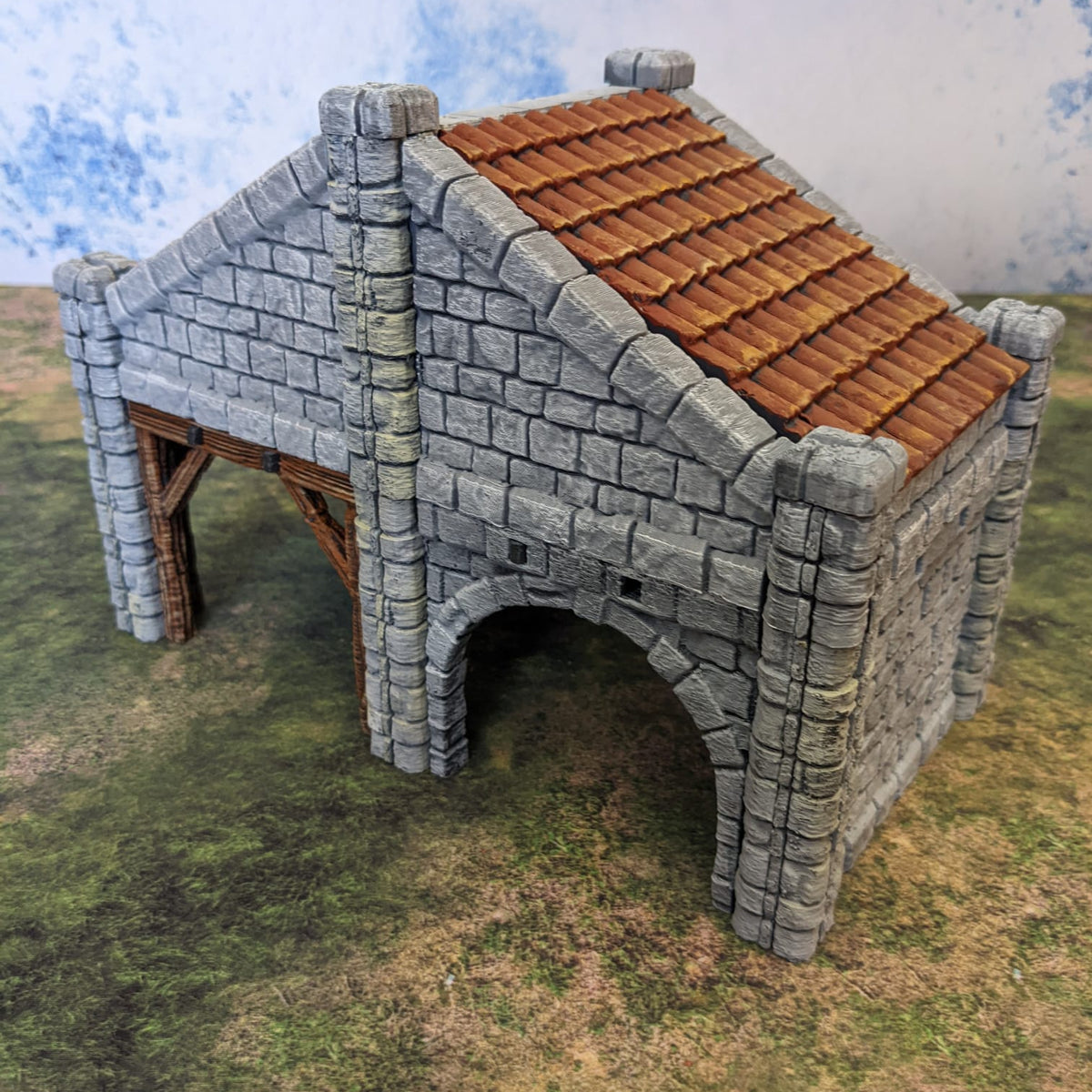 Maison - Médiévale – vue 7 – Wargame Sceneries