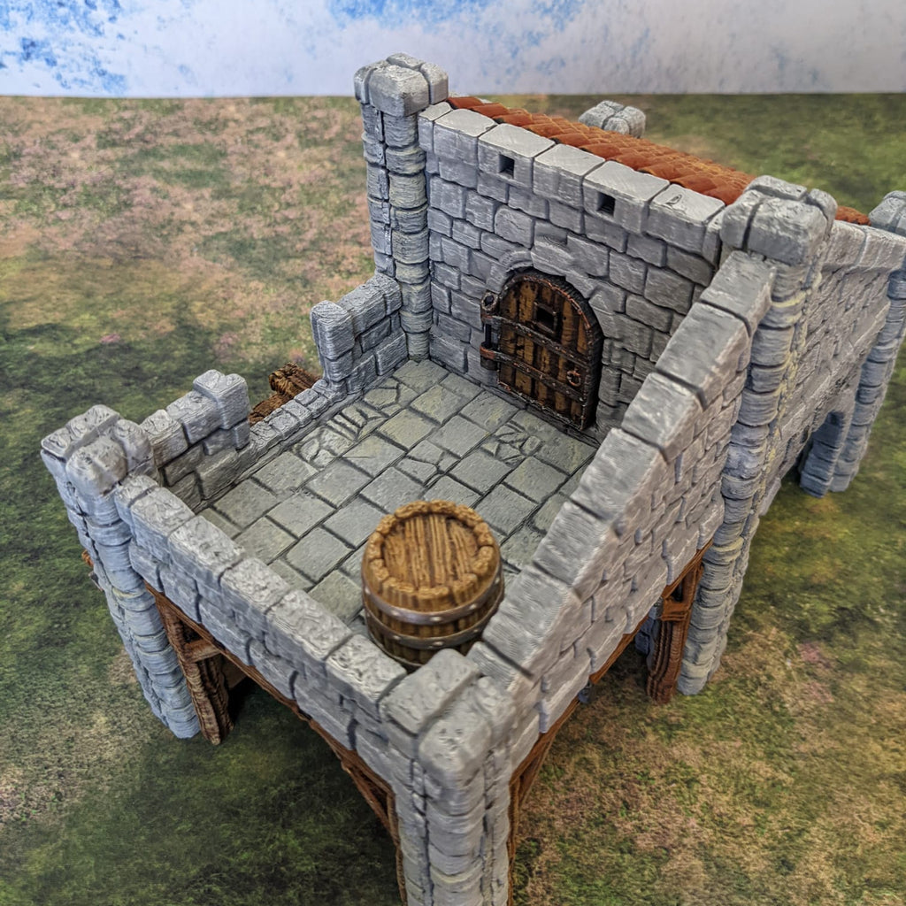 Maison - Médiévale – vue 5 – Wargame Sceneries