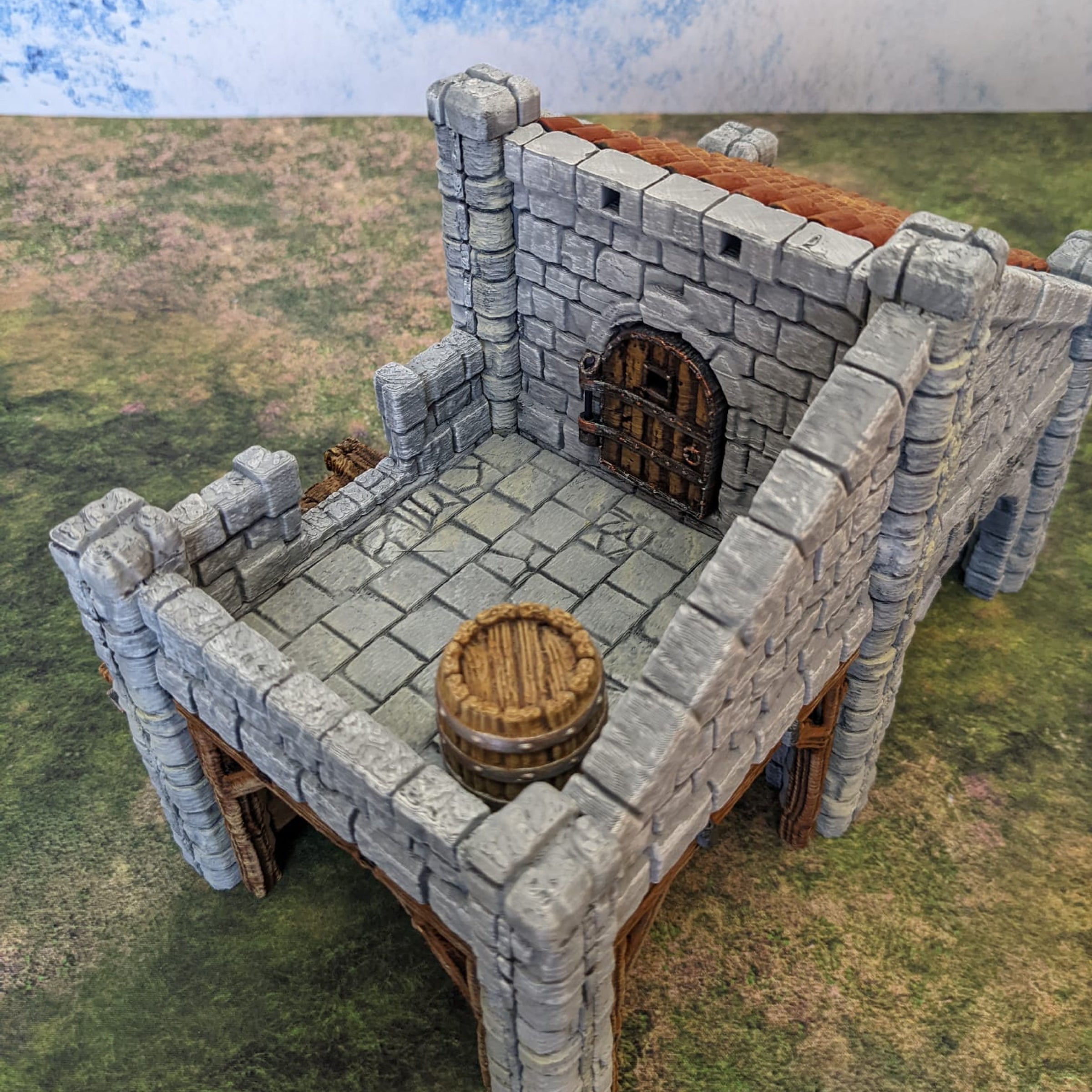 Maison - Médiévale – vue 5 – Wargame Sceneries
