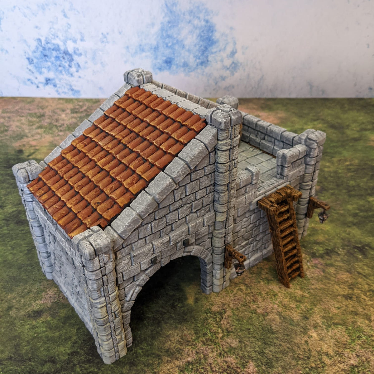 Maison - Médiévale – vue 6 – Wargame Sceneries