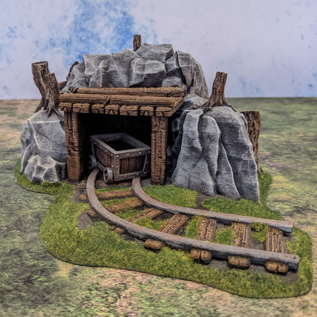 Mine (STL) – vue 2 – Wargame Sceneries