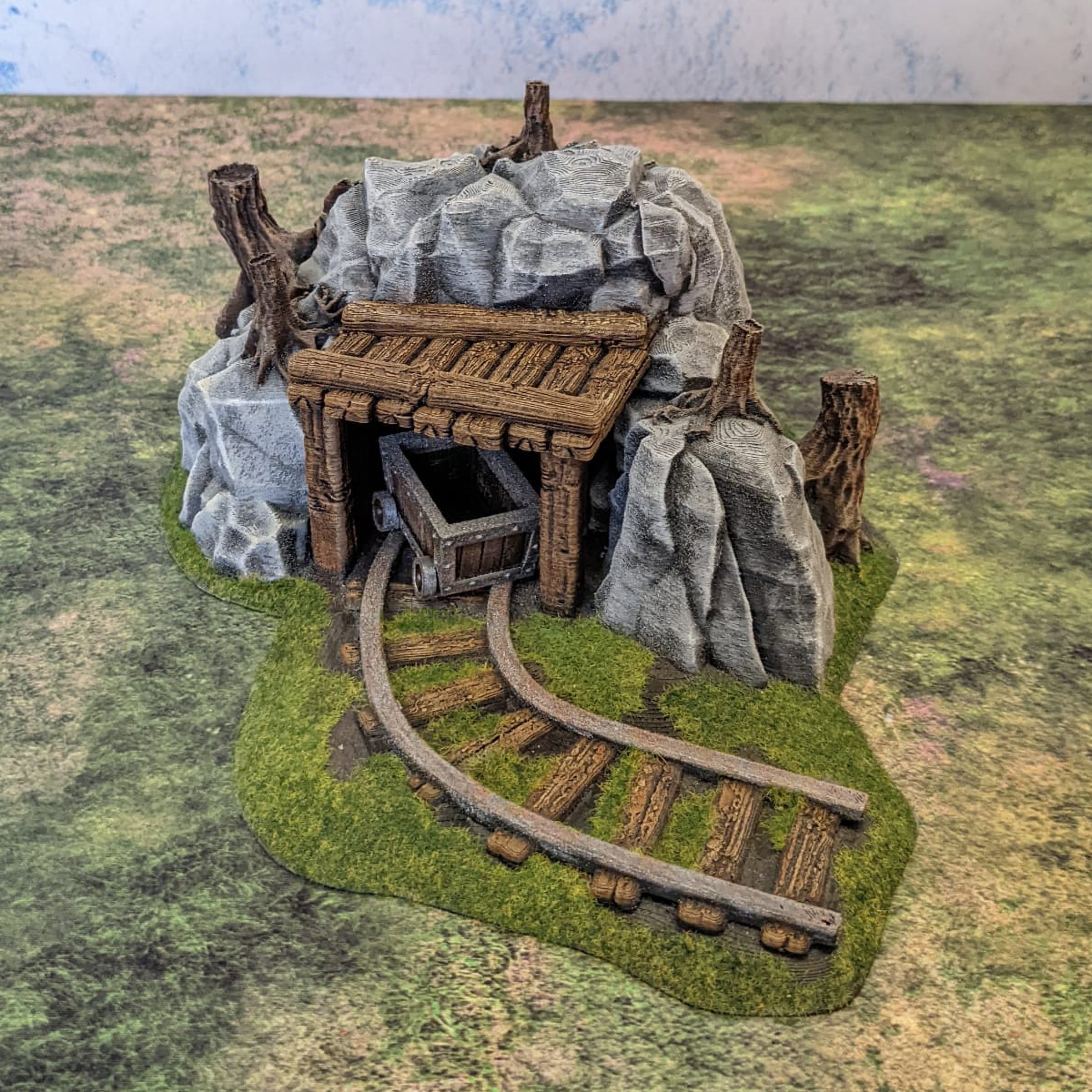 Mine (STL) – vue 3 – Wargame Sceneries