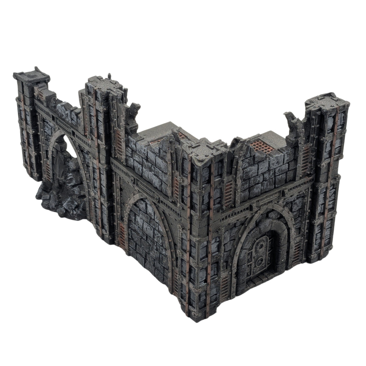 Ruine à 2 étages (2S) - Avarax - WTC x2 – vue 2 – Wargame Sceneries