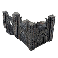 Ruine à 2 étages (2S) - Avarax - WTC x2 – vue 2 – Wargame Sceneries