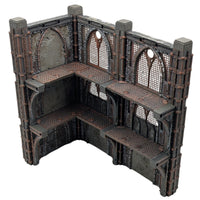 Ruine à 3 étages (3S) - Avarax - WTC – vue 3 – Wargame Sceneries